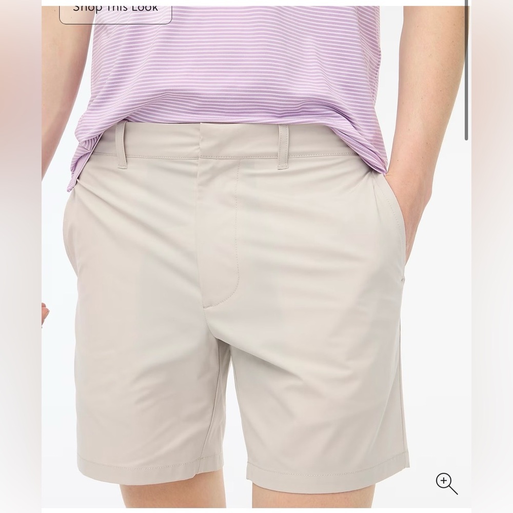 J Crew 7" tech short in Stone | men’s 38 | new with tags